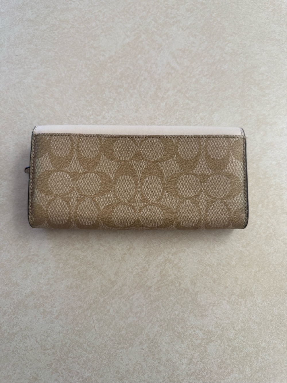 Coach Signature Canvas Crossbody Bag in Khaki/Chalk with Matching Wallet EUC - Picture 11 of 15